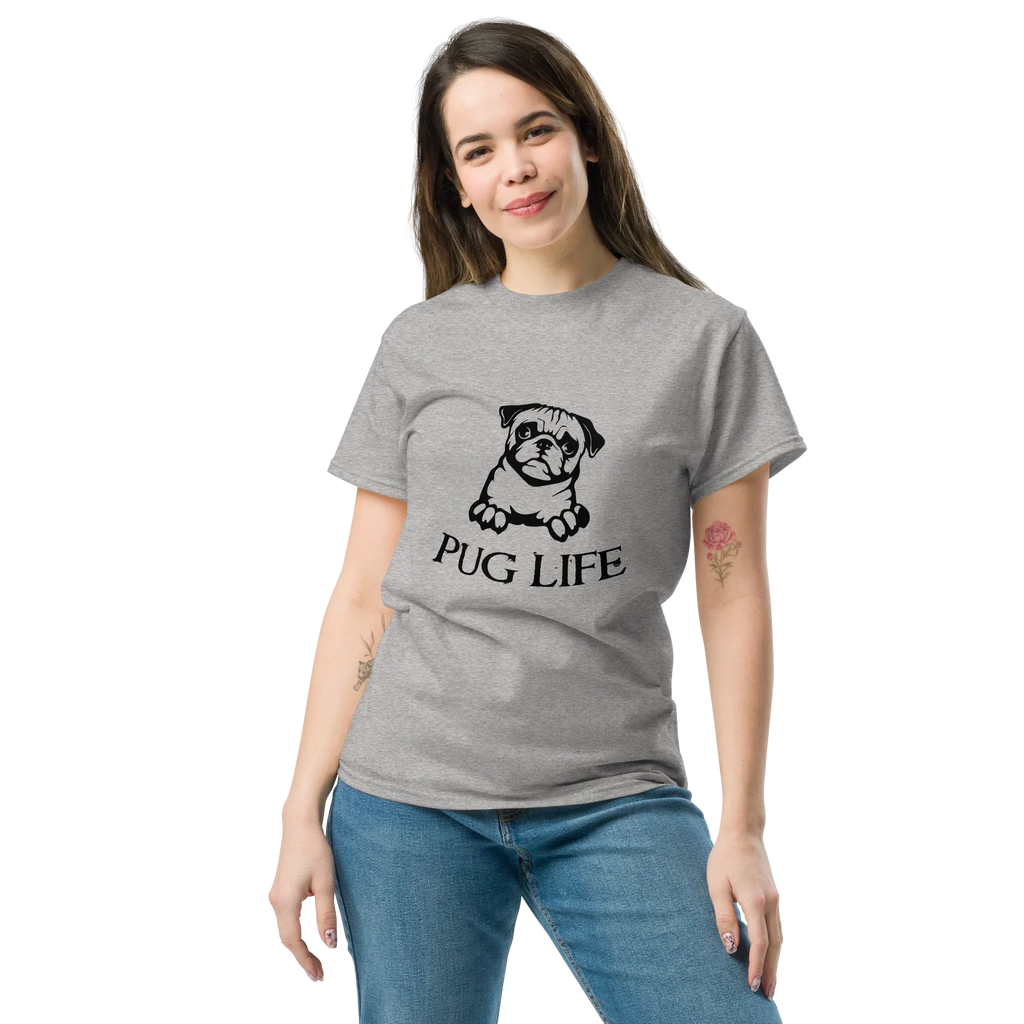 PUG LIFE unisex t-shirt - - Dogs t-shirt - Printoo Shop