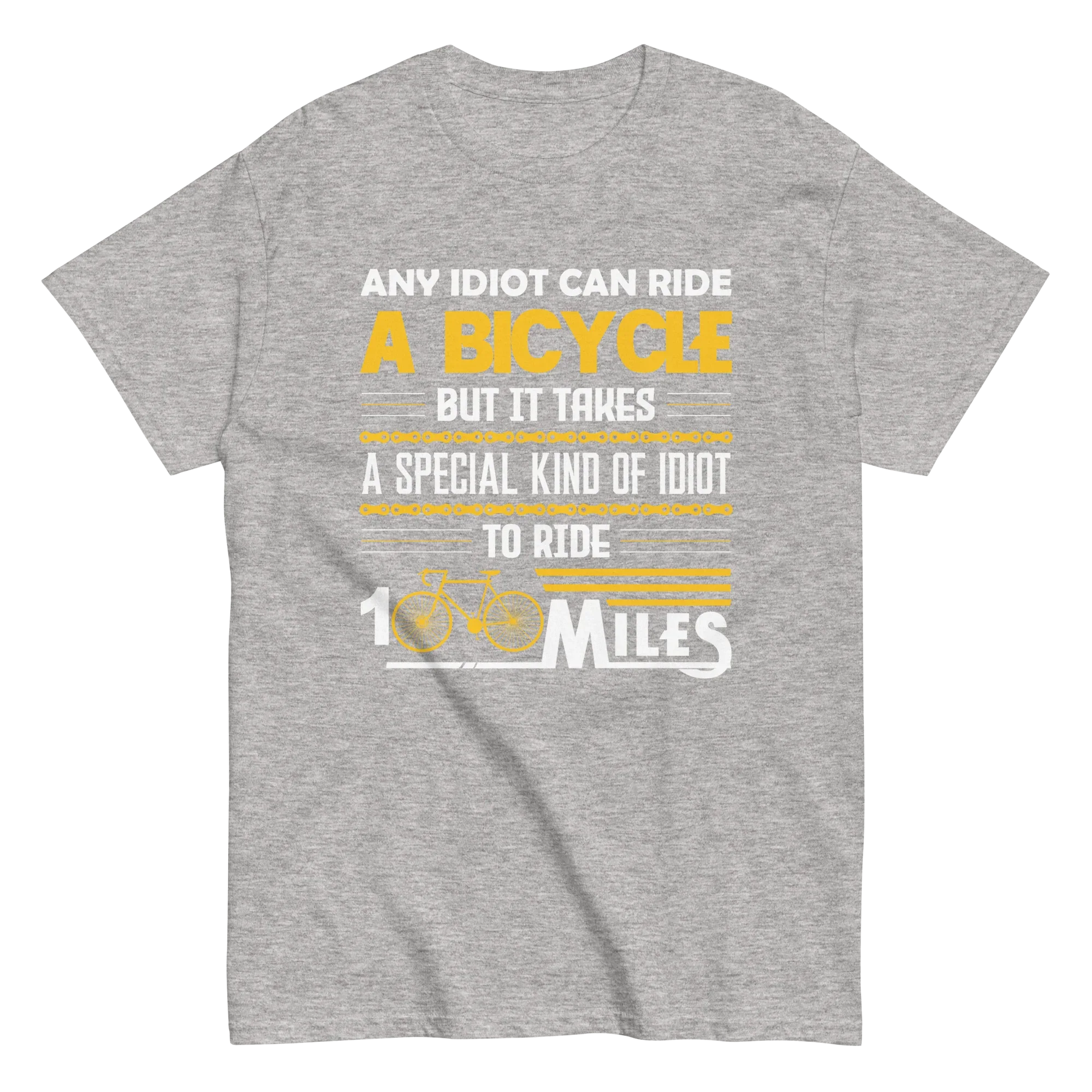 100 MILES unisex t-shirt - Printoo Shop - - bicycle, t-shirt, unisex, Unisex Classic Tee | Gildan 5000