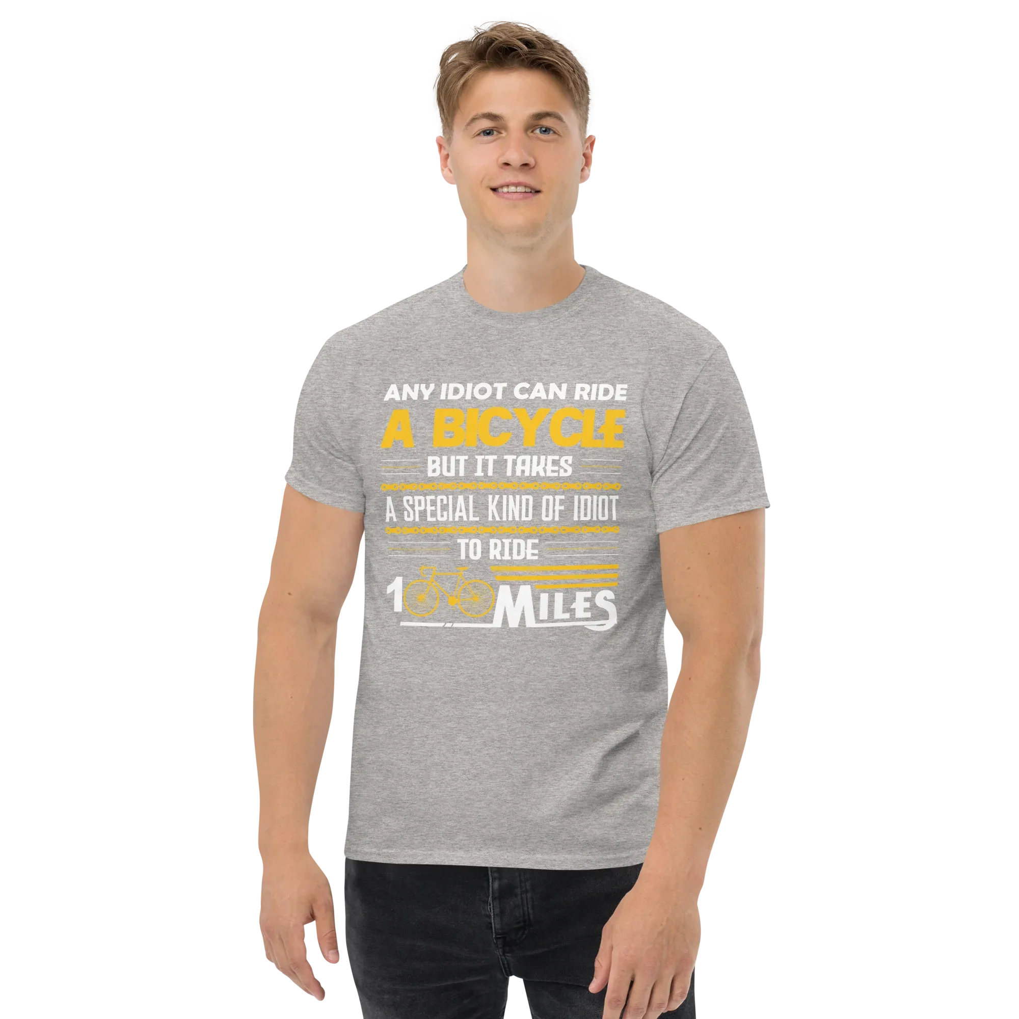 100 MILES unisex t-shirt - Printoo Shop - - bicycle, t-shirt, unisex, Unisex Classic Tee | Gildan 5000