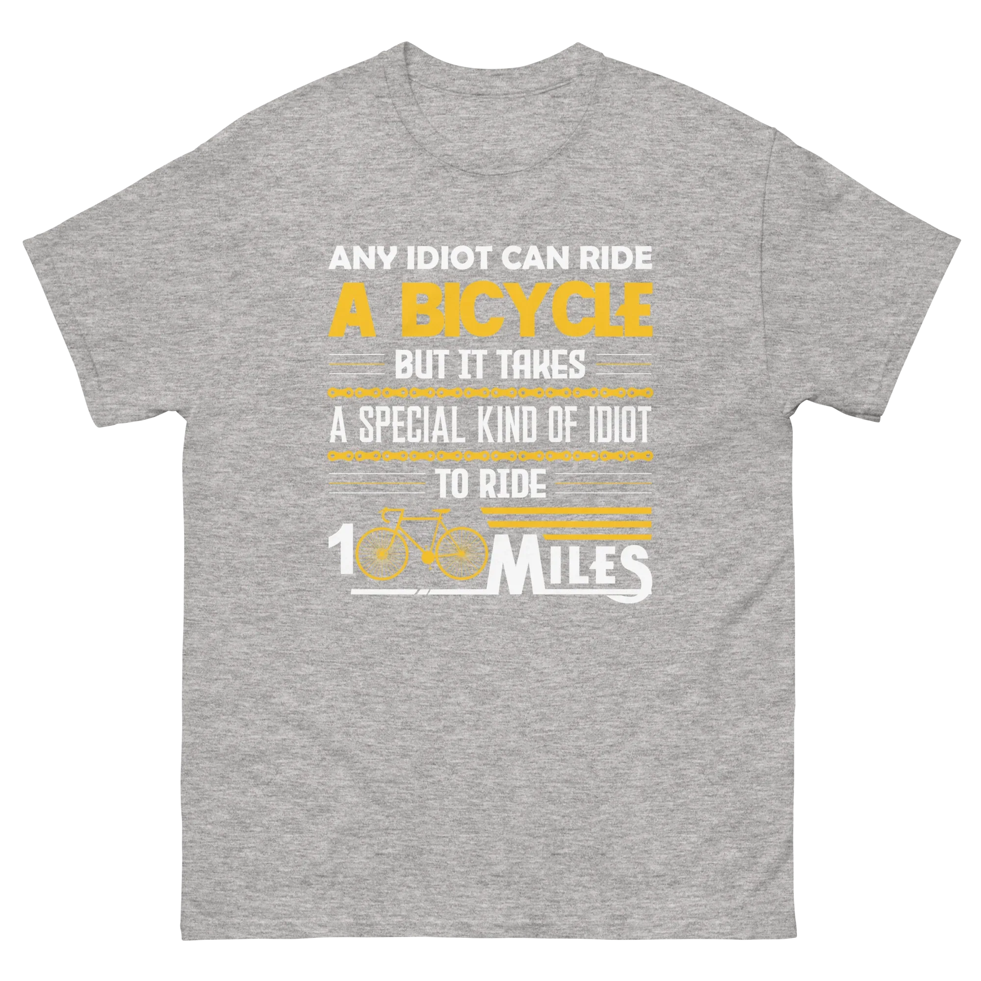 100 MILES unisex t-shirt - Printoo Shop - - bicycle, t-shirt, unisex, Unisex Classic Tee | Gildan 5000