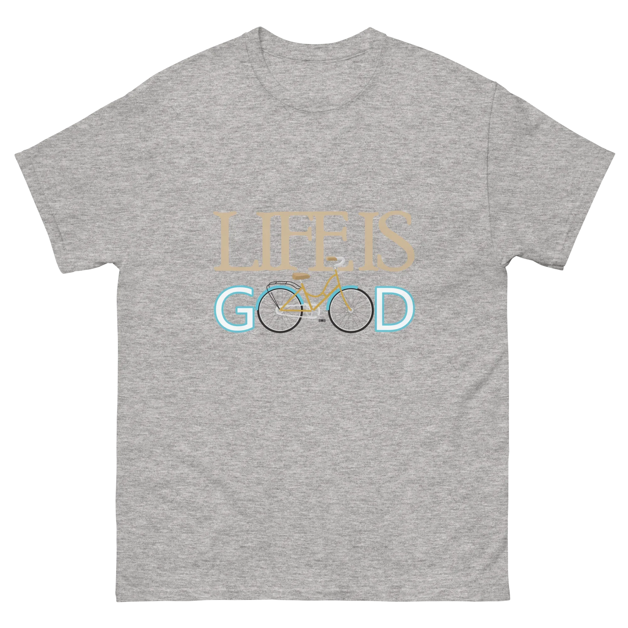 LIFE IS GOOD unisex t-shirt - - Bicycle t-shirts - Printoo Shop