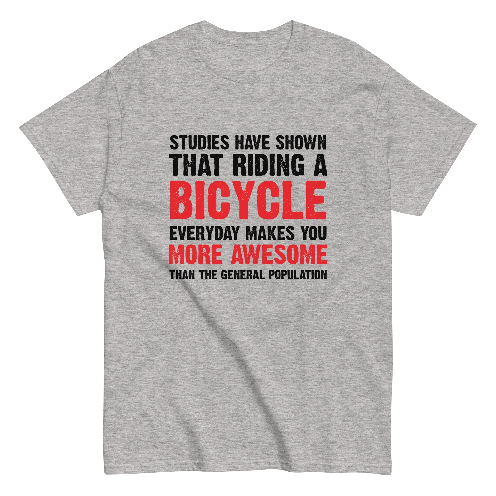 BICYCLE MORE AWESOME unisex t-shirt - - Bicycle t-shirts - Printoo Shop