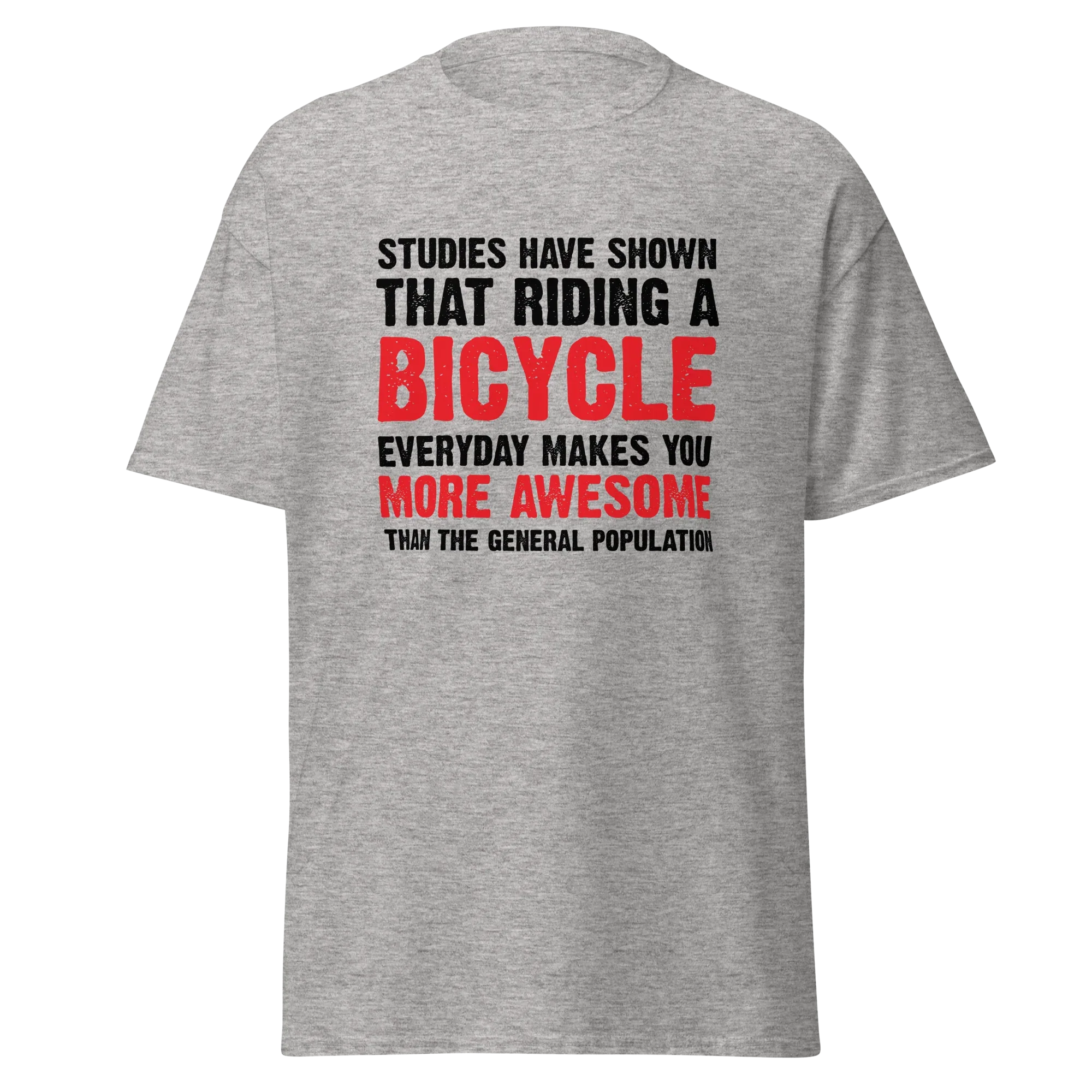 BICYCLE MORE AWESOME unisex t-shirt - - Bicycle t-shirts - Printoo Shop