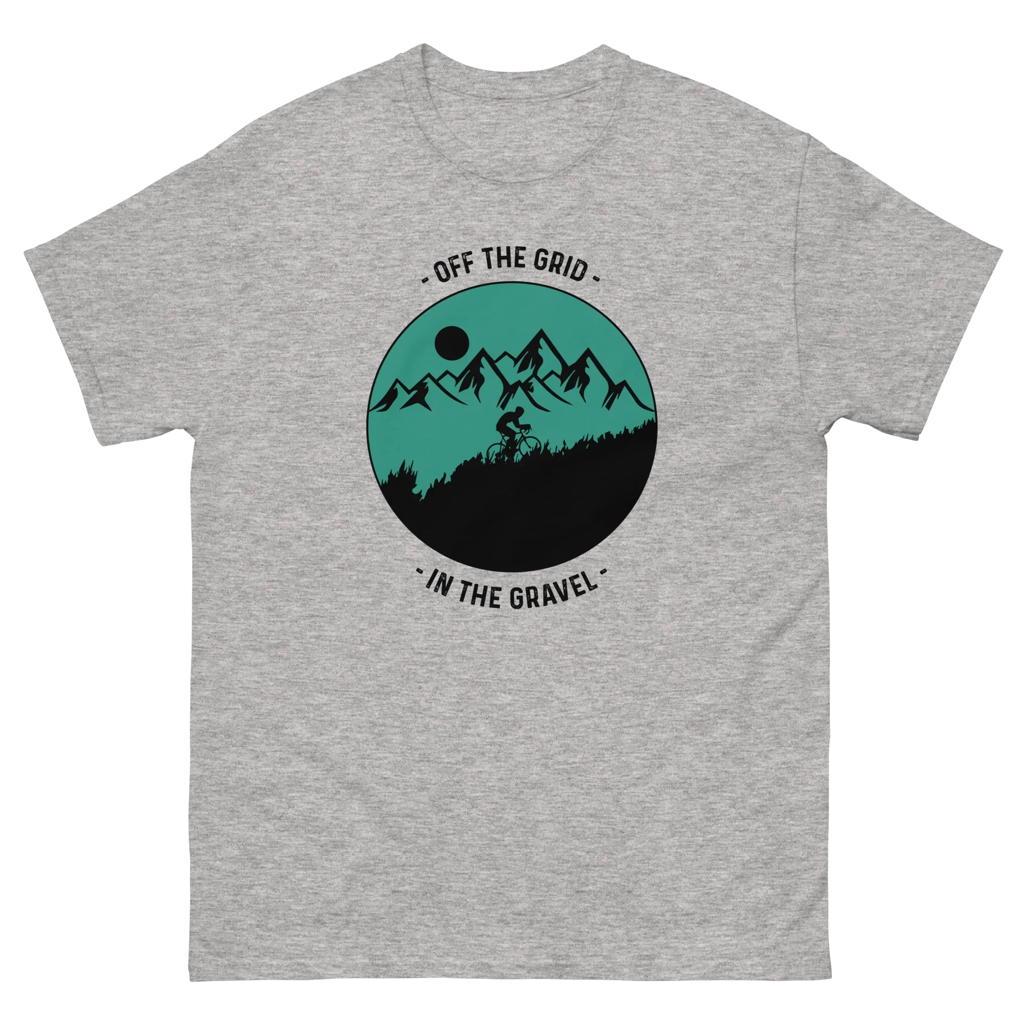 OFF THE GRID unisex t-shirt - Printoo Shop - - bicycle, t-shirt, unisex, Unisex Classic Tee | Gildan 5000