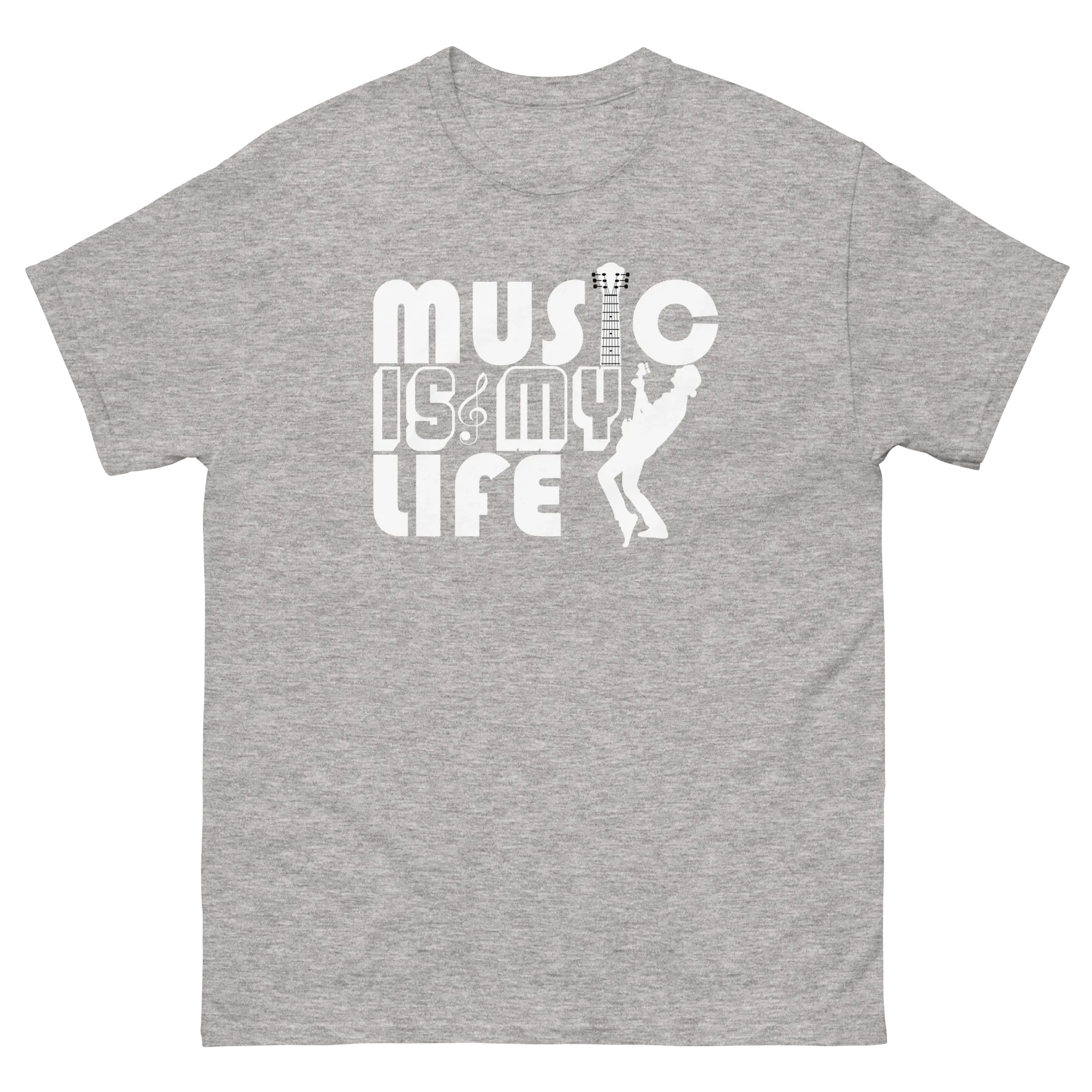 MUSIC IS MY LIFE unisex t-shirt - - Music t-shirts - Printoo Shop