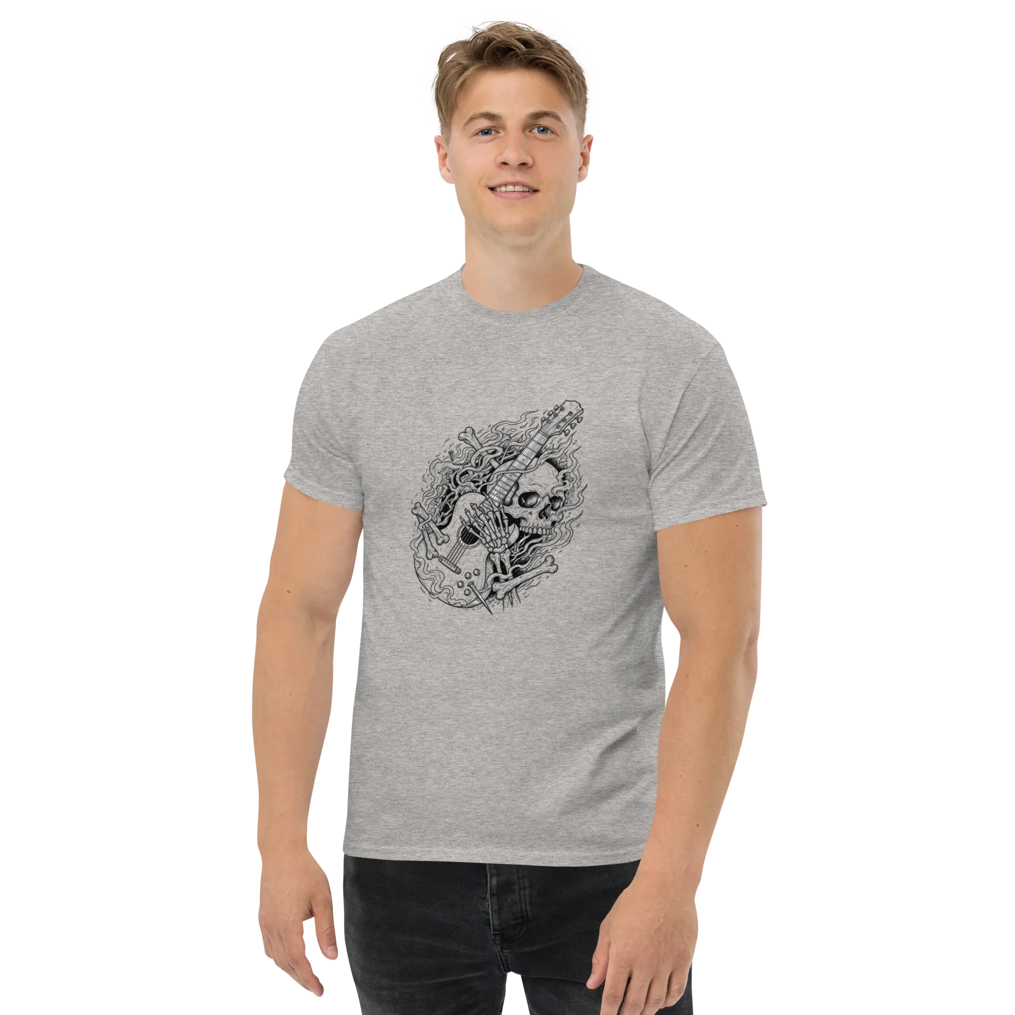 DEATH LOVES ROCK unisex t-shirt - - - Printoo Shop