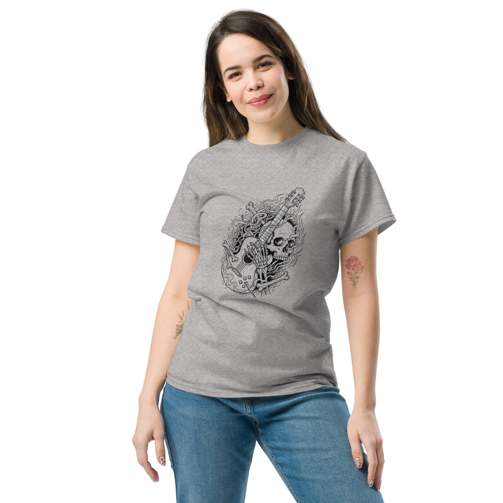 DEATH LOVES ROCK unisex t-shirt - - - Printoo Shop