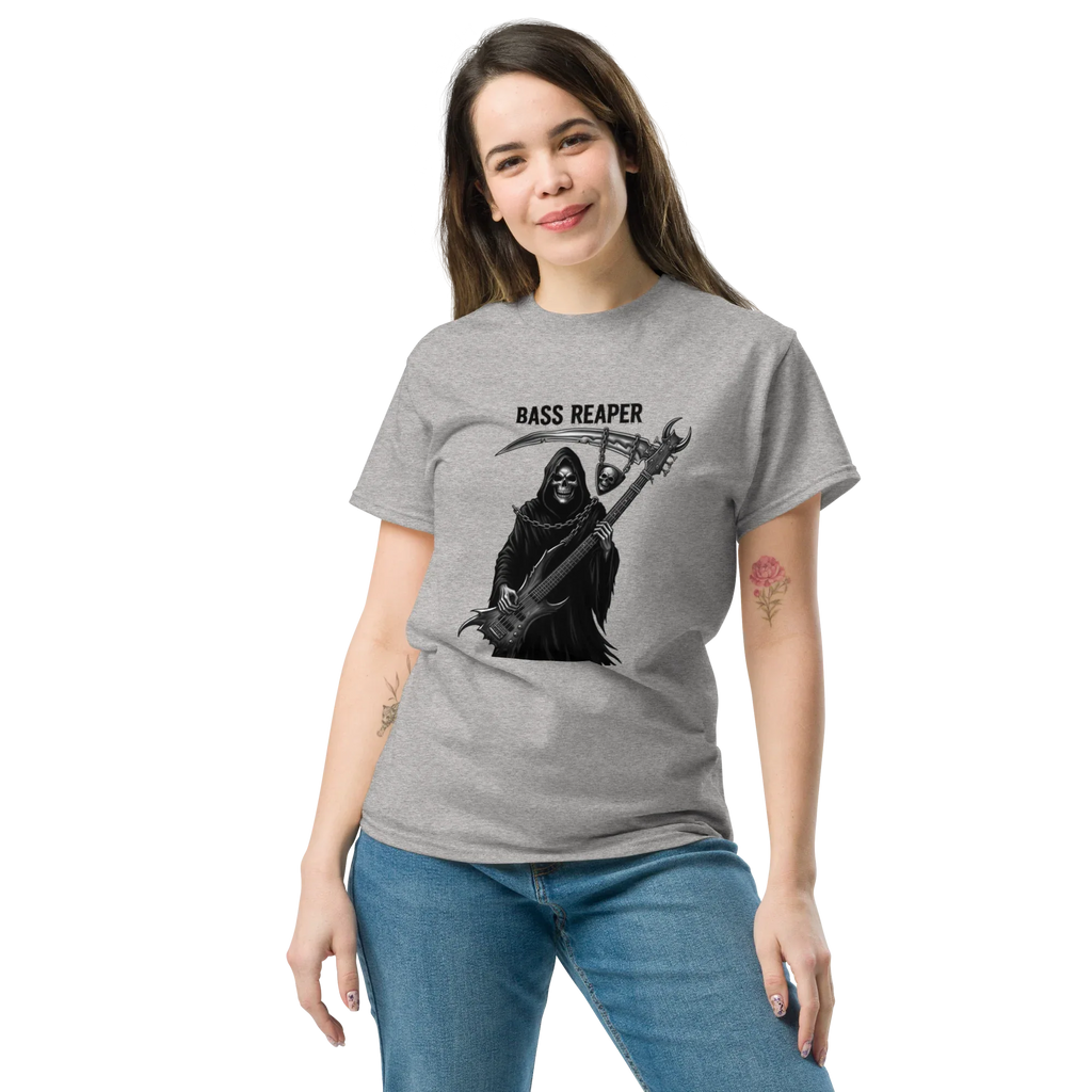 BASS REAPER unisex t-shirt - Printoo Shop - - metalmusic, Music t-shirt, t-shirt, unisex, Unisex Classic Tee | Gildan 5000