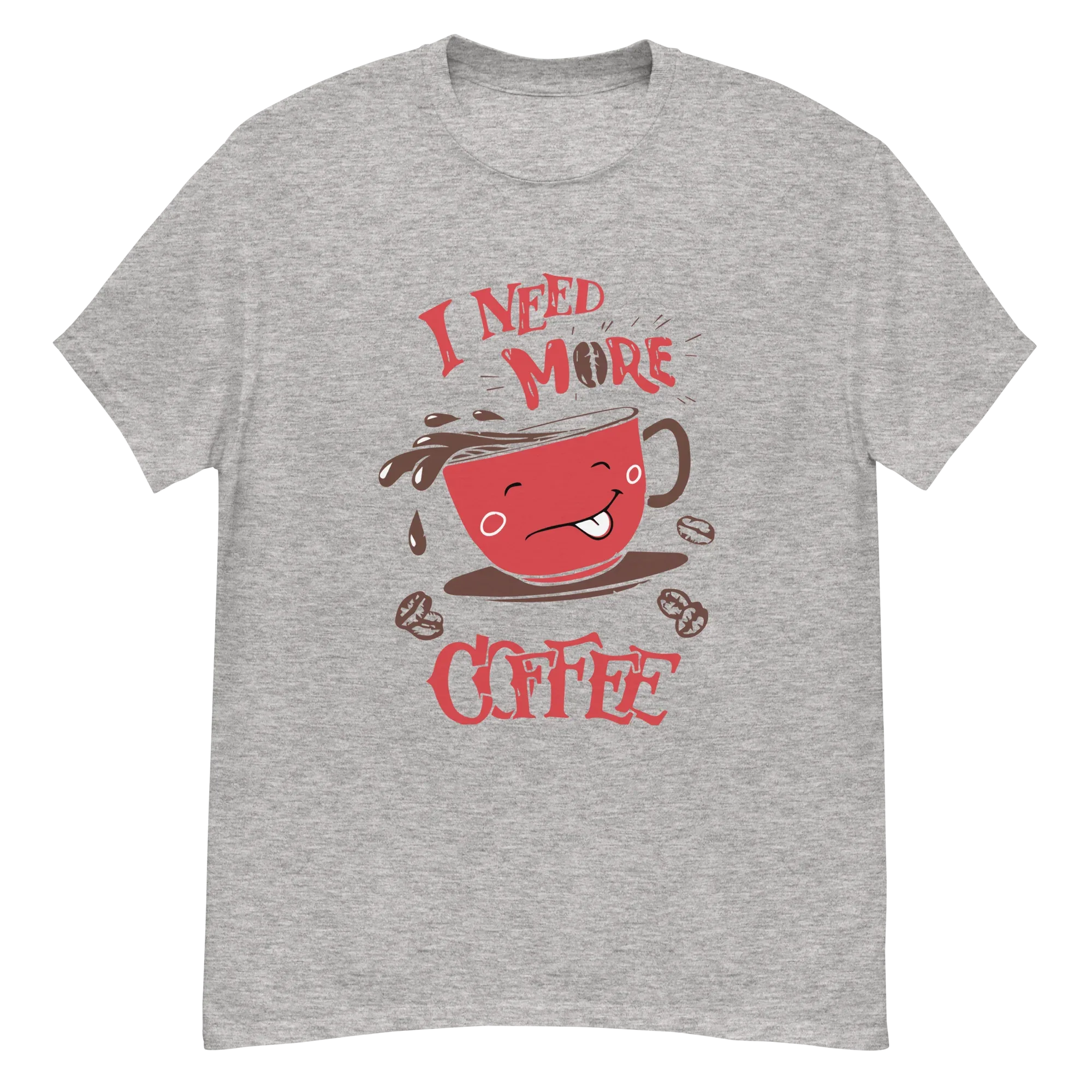 I NEED MORE COFFEE unisex t-shirt - Printoo Shop - - t-shirt, unisex, Unisex Classic Tee | Gildan 5000