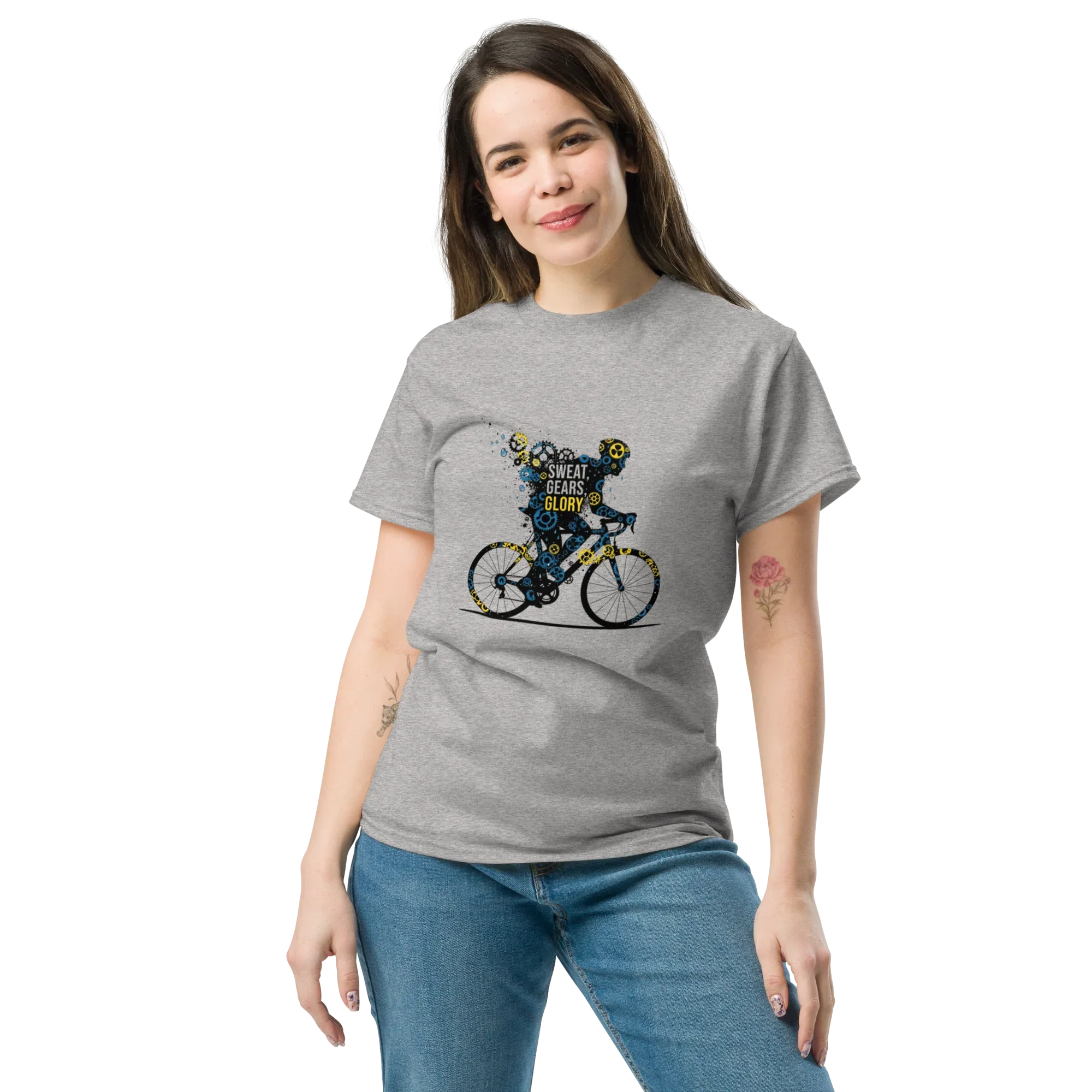 SWEAT GEARS GLORY GYM T-SHIRT unisex t-shirt - - - Printoo Shop