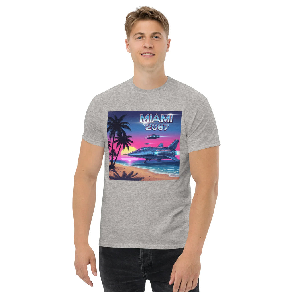 MIAMI 2087 FUTURE CITY unisex t-shirt - - - Printoo Shop