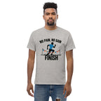 FINISH LINE VICTORY men’s t-shirt - Dark Heather / S - Printoo Shop - 6489722_15843