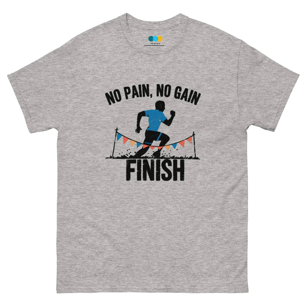FINISH LINE VICTORY men’s t-shirt - Sport Grey / S - Printoo Shop - 6489722_11571