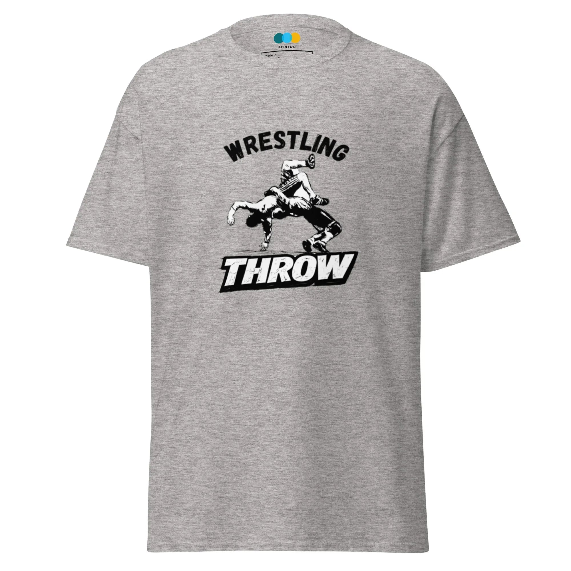 WRESTLING THROW men’s t-shirt - Red / S - Printoo Shop - 3560082_11566