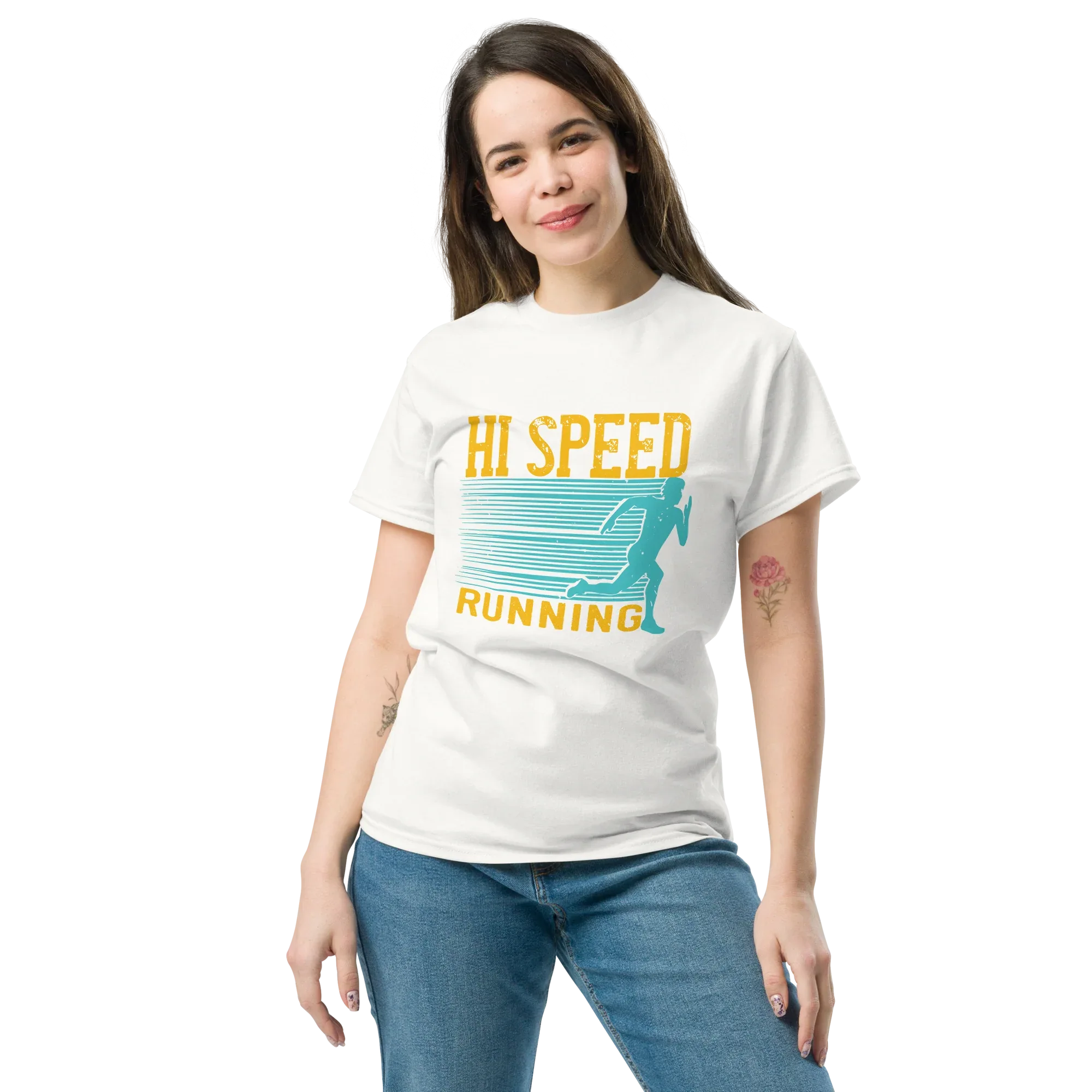 HIGH SPEED RUNNING unisex t-shirt - - - Printoo Shop