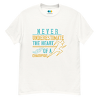 HEART OF A CHAMPION unisex t-shirt - - Running - Printoo Shop