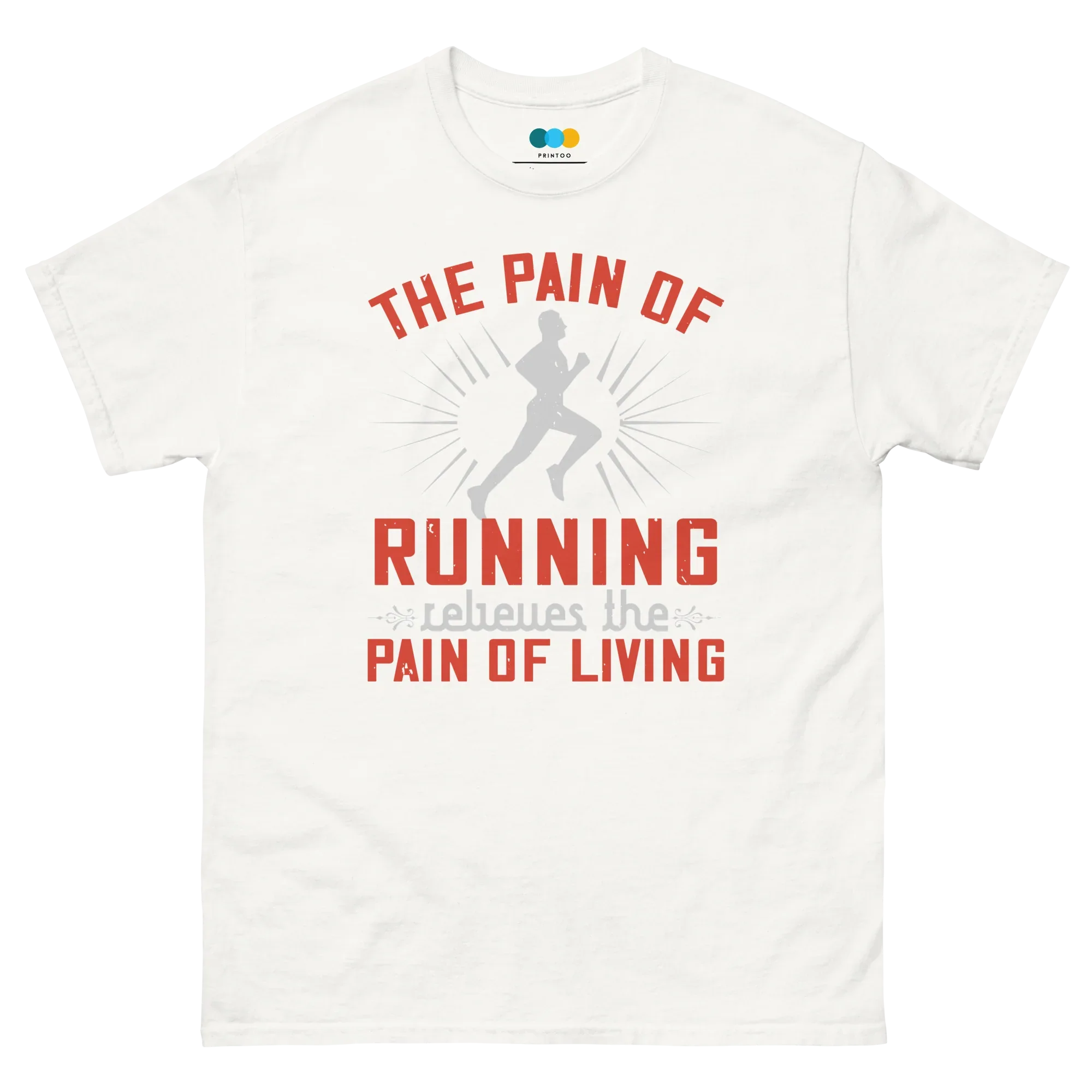 RUN & LIVE unisex t-shirt - - Running - Printoo Shop