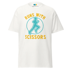 RUNS /w SCISSORS unisex t-shirt - - Running - Printoo Shop