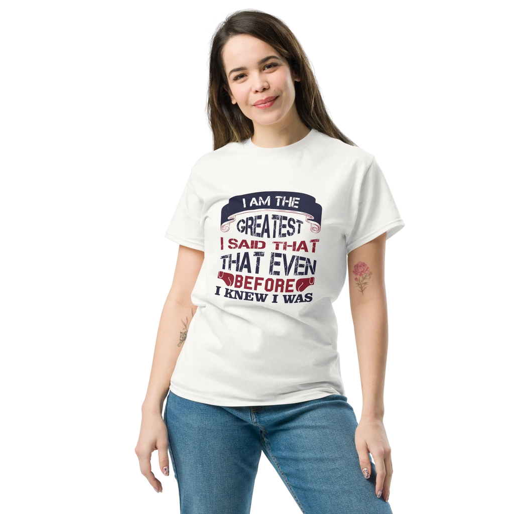 THE GREATEST unisex t-shirt - - Printoo Shop - 8946230_15813
