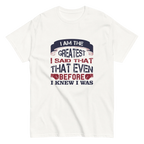 THE GREATEST unisex t-shirt - - Printoo Shop - 8946230_15813