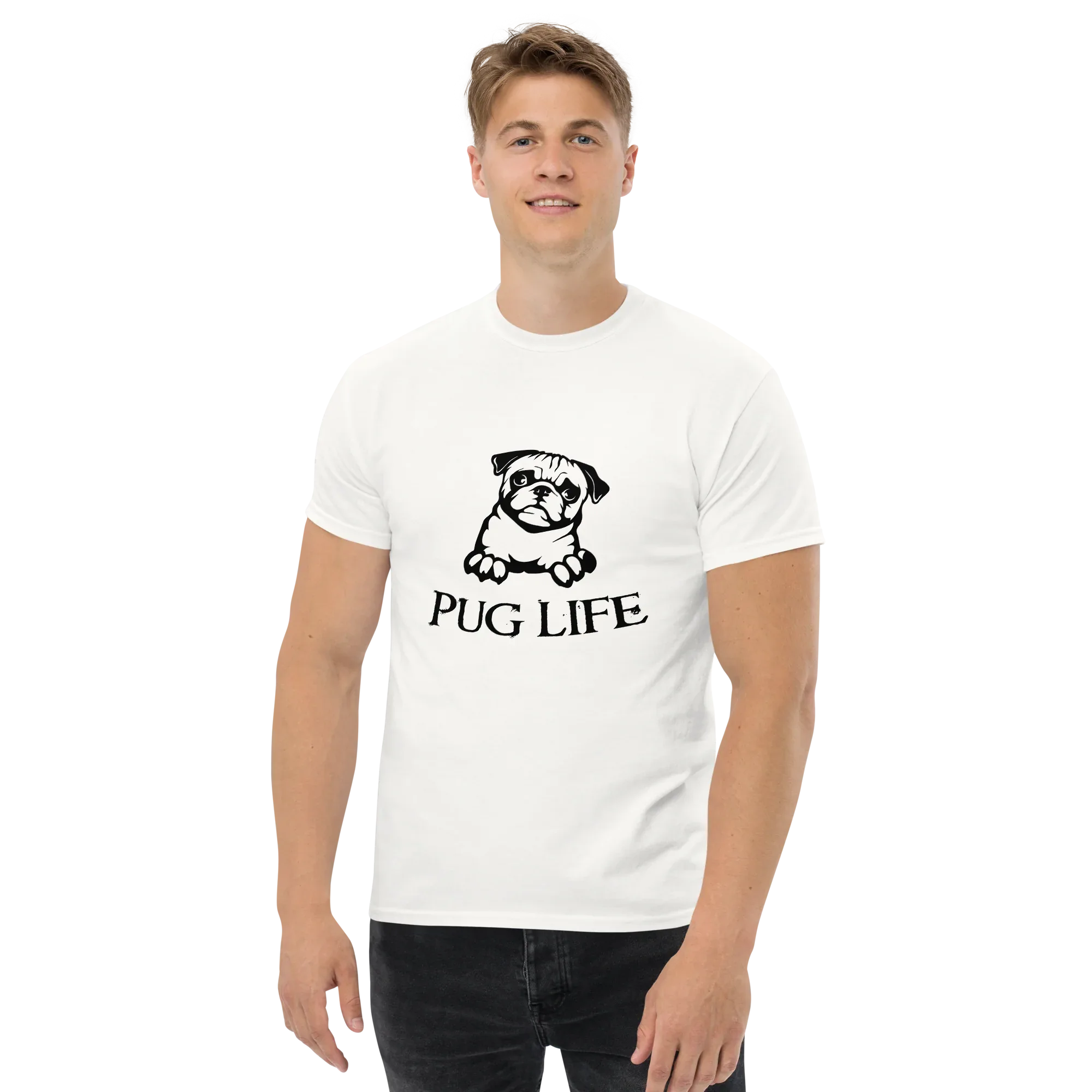 PUG LIFE unisex t-shirt - - Dogs t-shirt - Printoo Shop