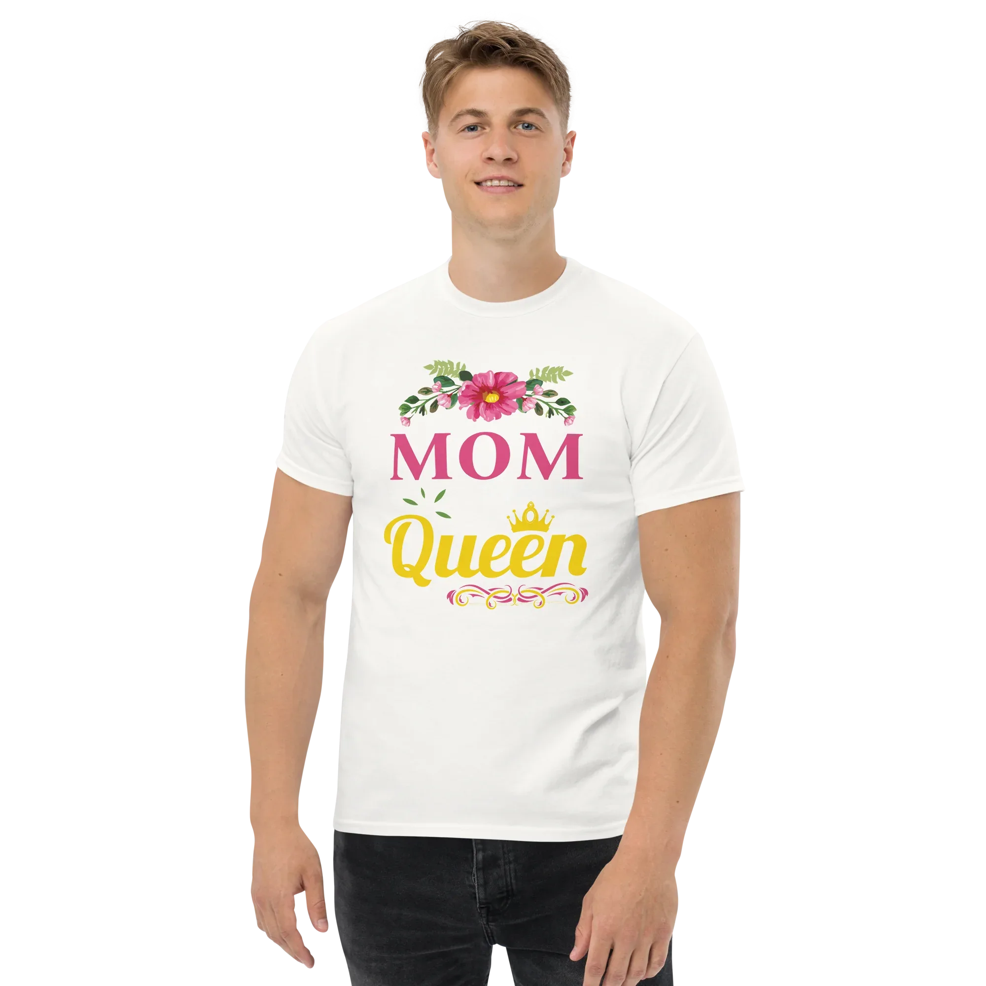 MOM QUEEN unisex t-shirt - Printoo Shop - - Mom t-shirt, t-shirt, unisex, Unisex Classic Tee | Gildan 5000