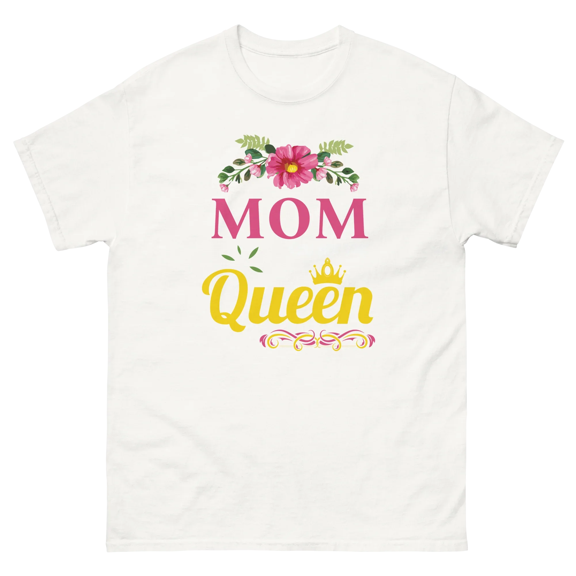 MOM QUEEN unisex t-shirt - Printoo Shop - - Mom t-shirt, t-shirt, unisex, Unisex Classic Tee | Gildan 5000