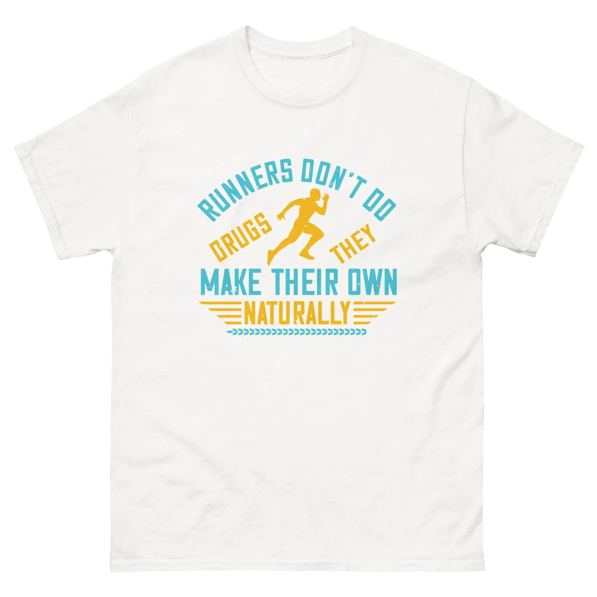 NATURALLY RUNNERS unisex t-shirt - - Running t-shirts - Printoo Shop