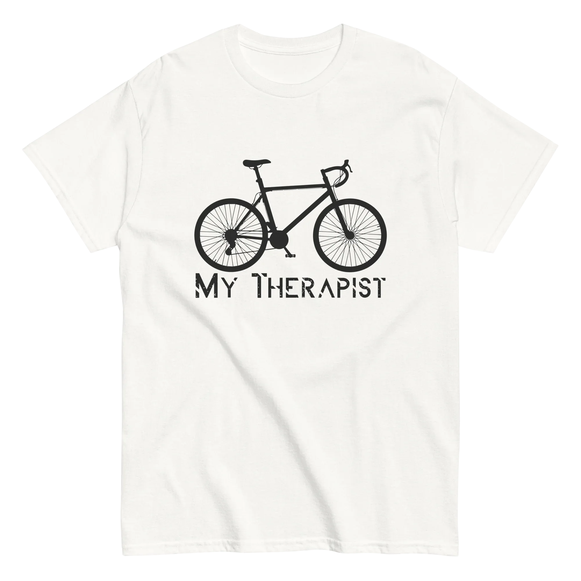 MY THERAPIST unisex t-shirt - - Bicycle t-shirts - Printoo Shop
