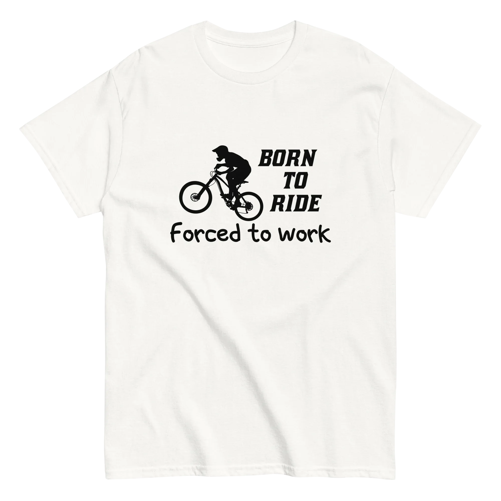 BORN TO RIDE unisex t-shirt - - Bicycle t-shirts - Printoo Shop