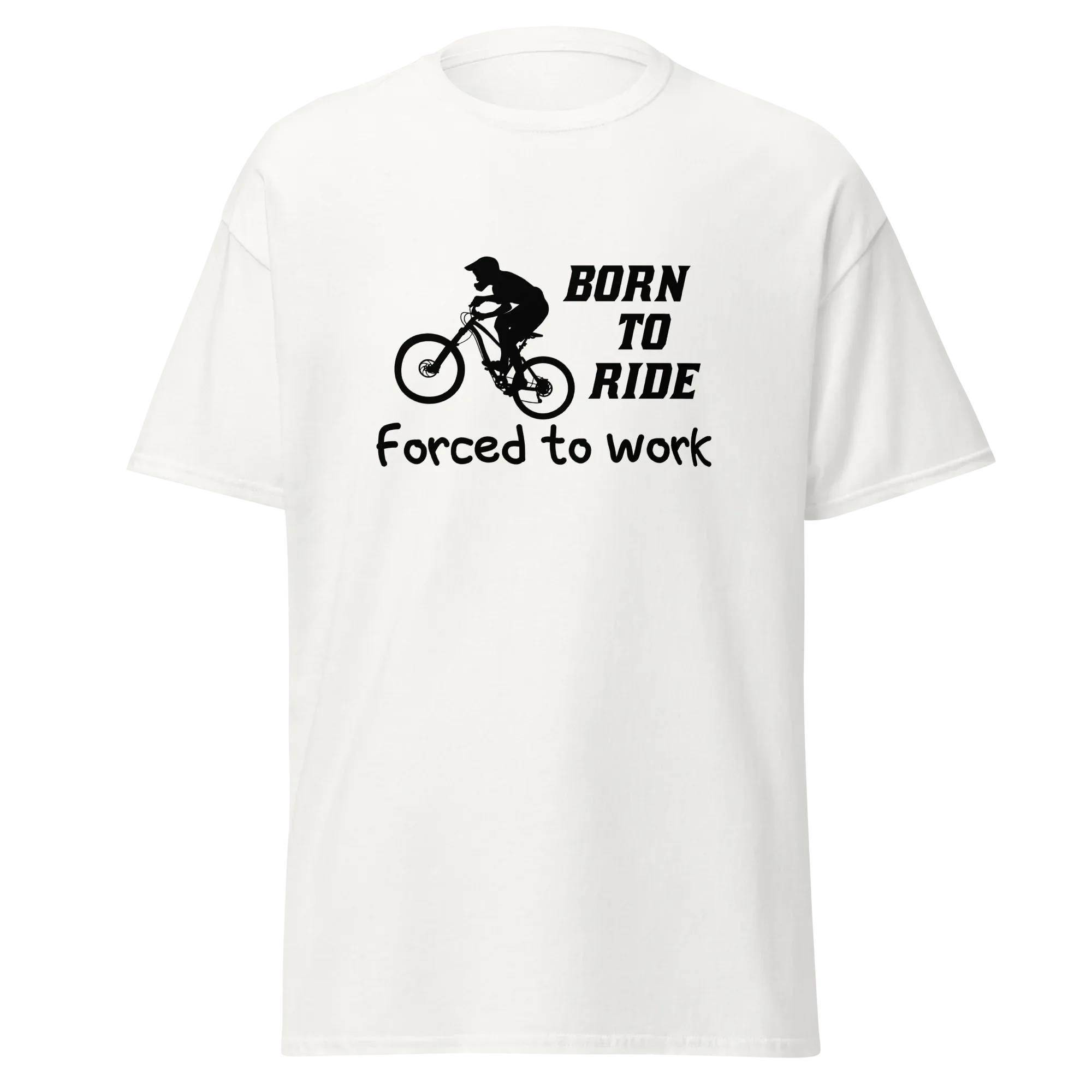 BORN TO RIDE unisex t-shirt - - Bicycle t-shirts - Printoo Shop