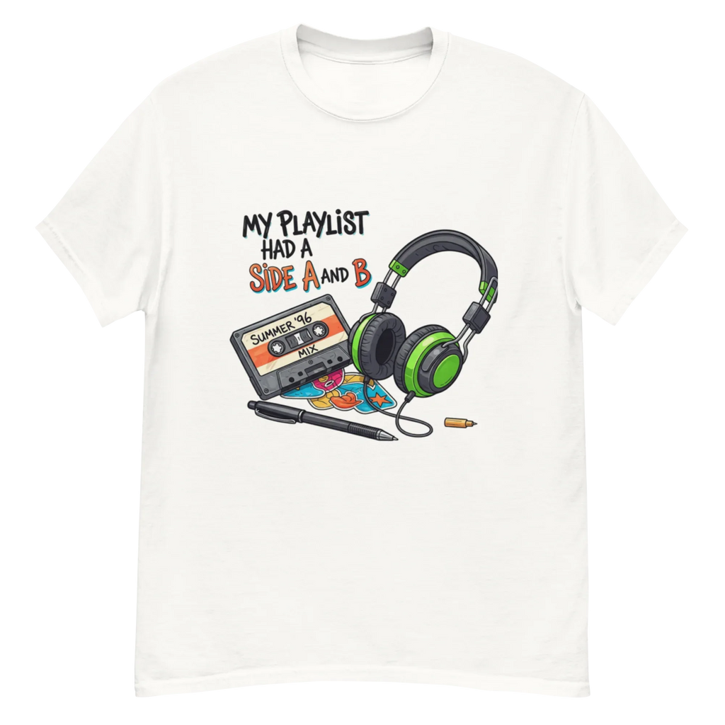 A SIDE AND B unisex t-shirt - Printoo Shop - - Music t-shirt, Retro & Synthwave T-Shirts, t-shirt, unisex, Unisex Classic Tee | Gildan 5000