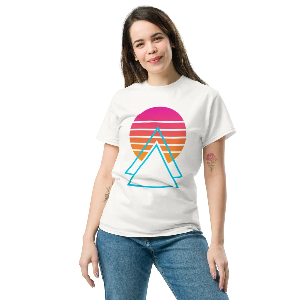 TWILIGHT TRIANGLES unisex t-shirt - - - Printoo Shop