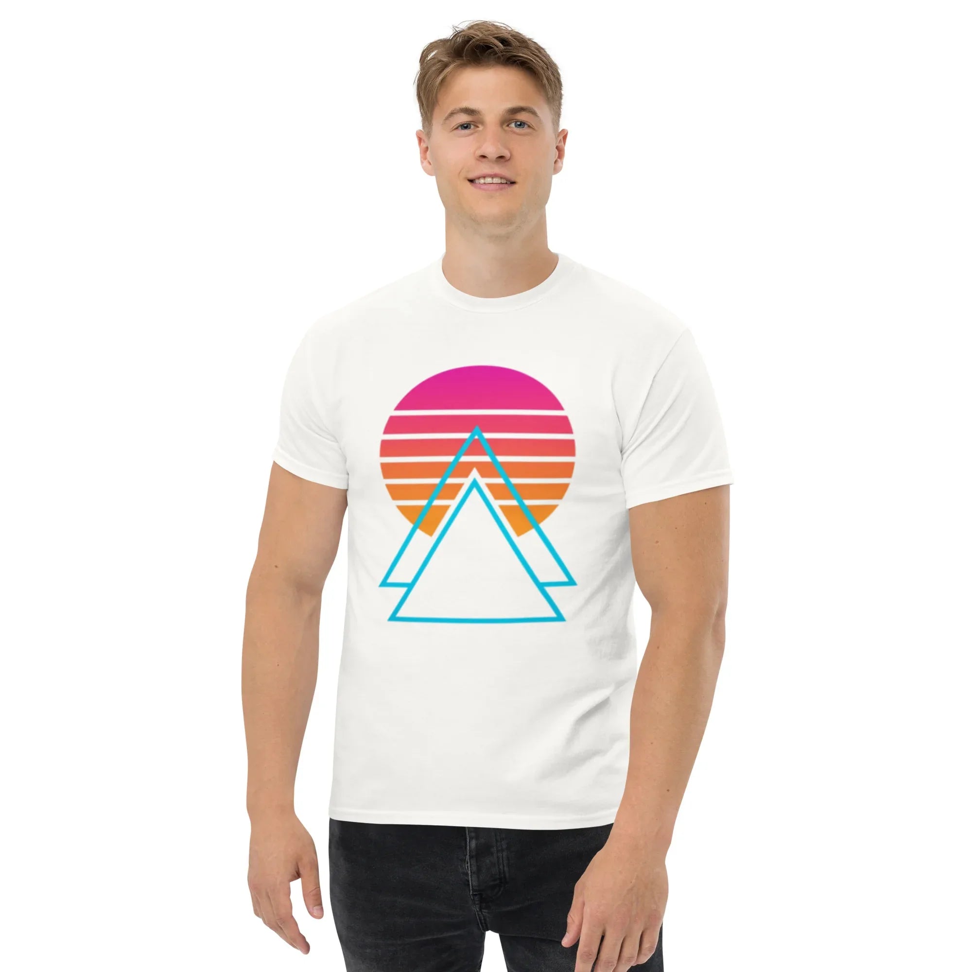 TWILIGHT TRIANGLES unisex t-shirt - - - Printoo Shop
