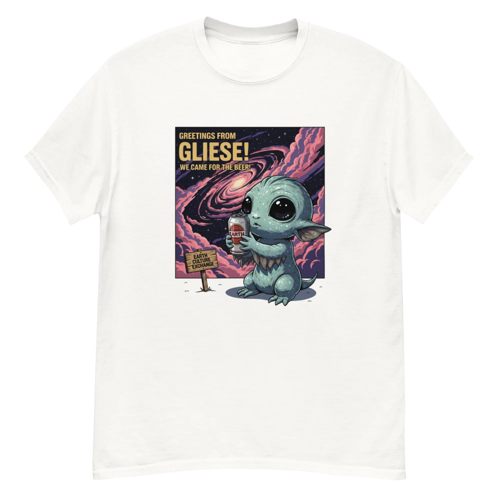 GREETINGS FROM GLIESE unisex t-shirt - - - Printoo Shop