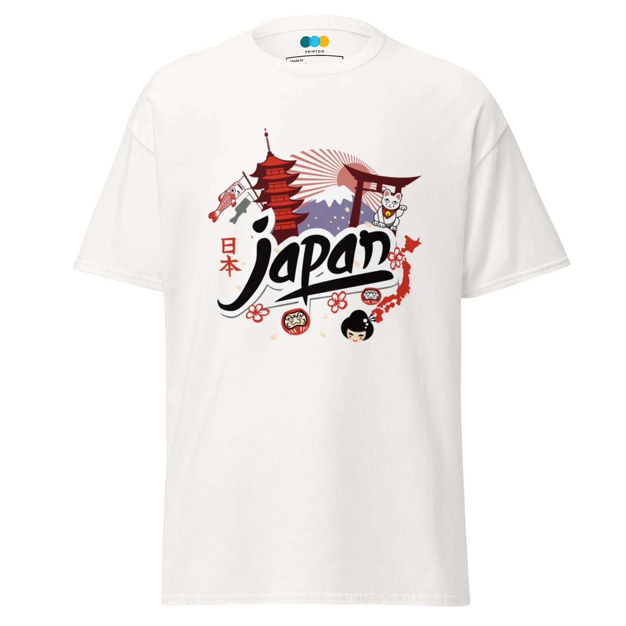 JAPAN HERITAGE ART men’s t-shirt - Dark Chocolate / S - Printoo Shop - 6295336_15837