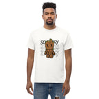 MYSTIC WOODEN GUARDIAN men’s t-shirt - Maroon / S - Printoo Shop - 8404028_12634