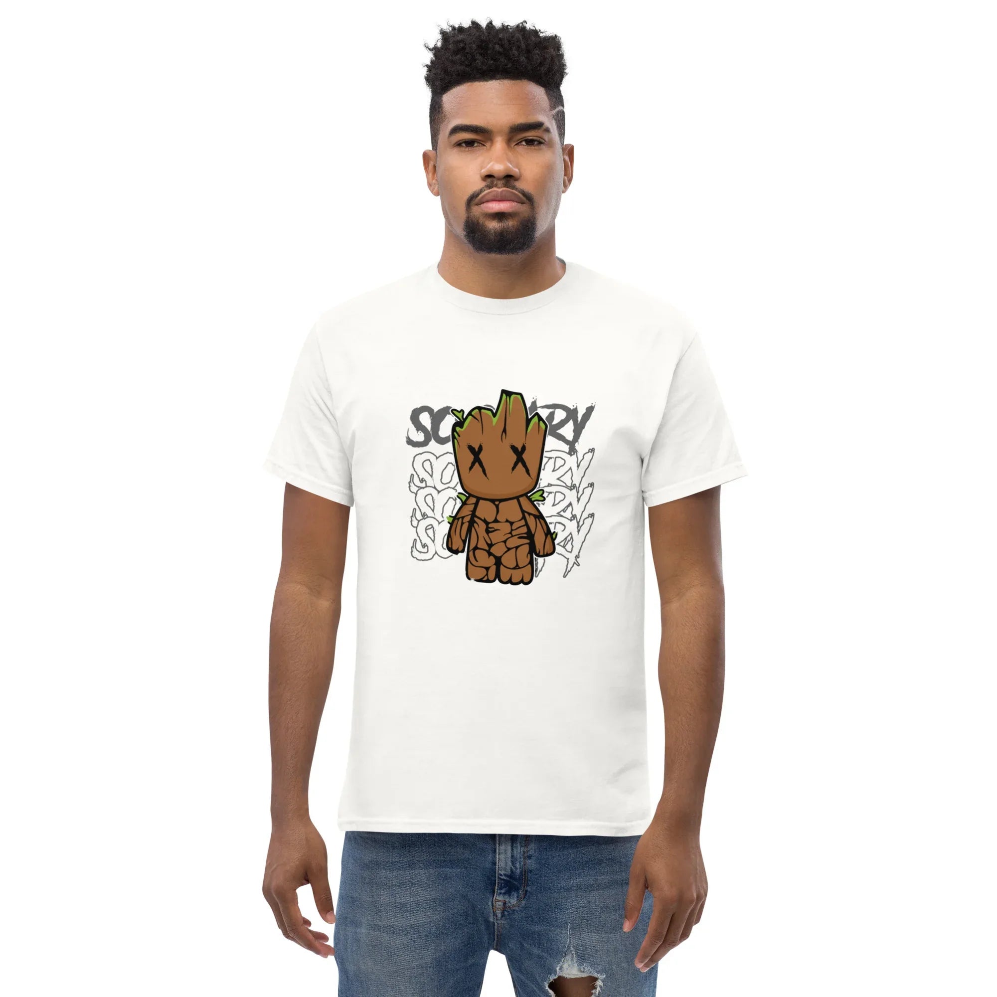 MYSTIC WOODEN GUARDIAN men’s t-shirt - Maroon / S - Printoo Shop - 8404028_12634