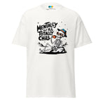 TOTALLY CHILL SKELETON men’s t-shirt - Charcoal / S - Printoo Shop - 8286677_15831