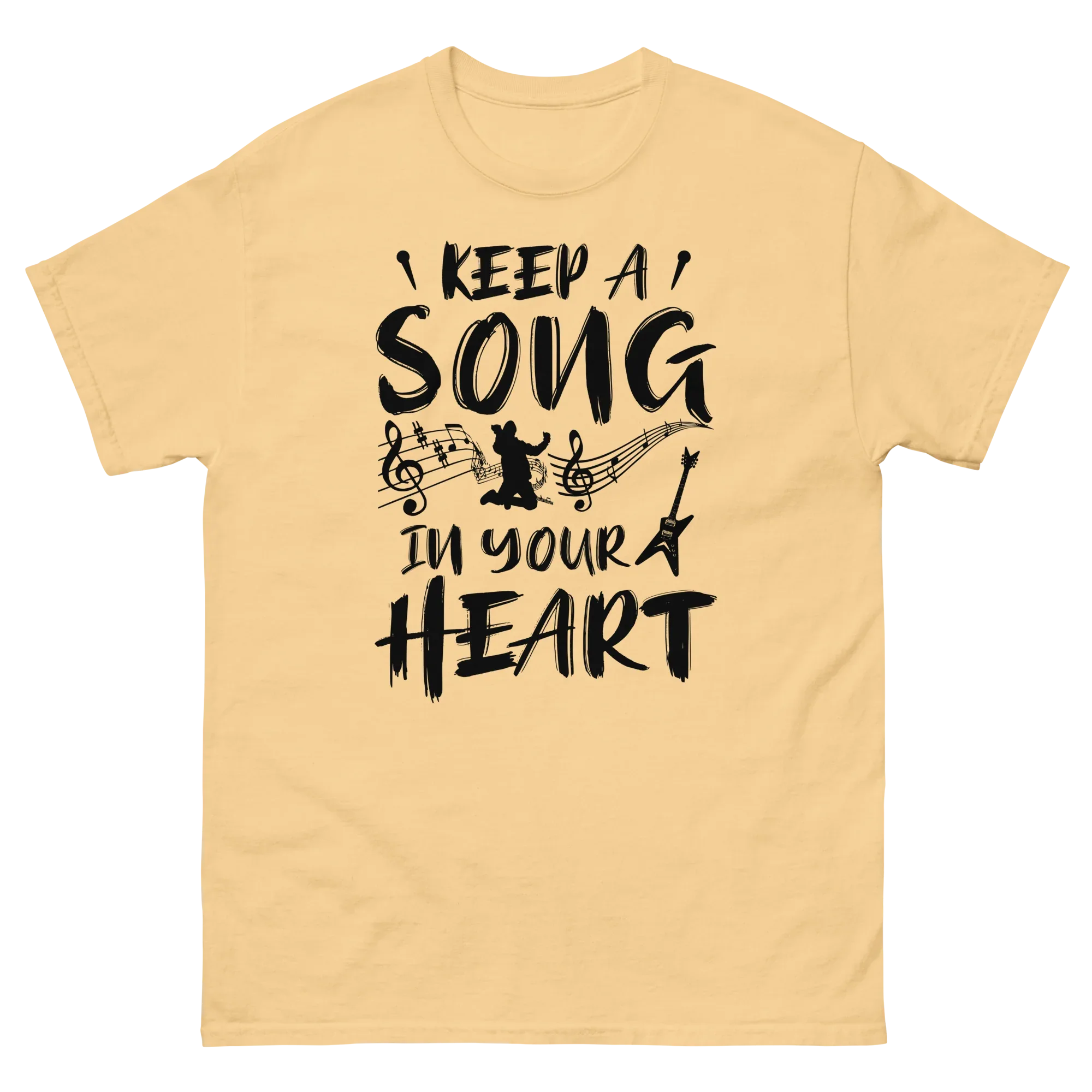 KEEP A SOUND IN YOUR HEART unisex t-shirt - Printoo Shop - - 035.png, Music t-shirt, t-shirt, unisex, Unisex Classic Tee | Gildan 5000