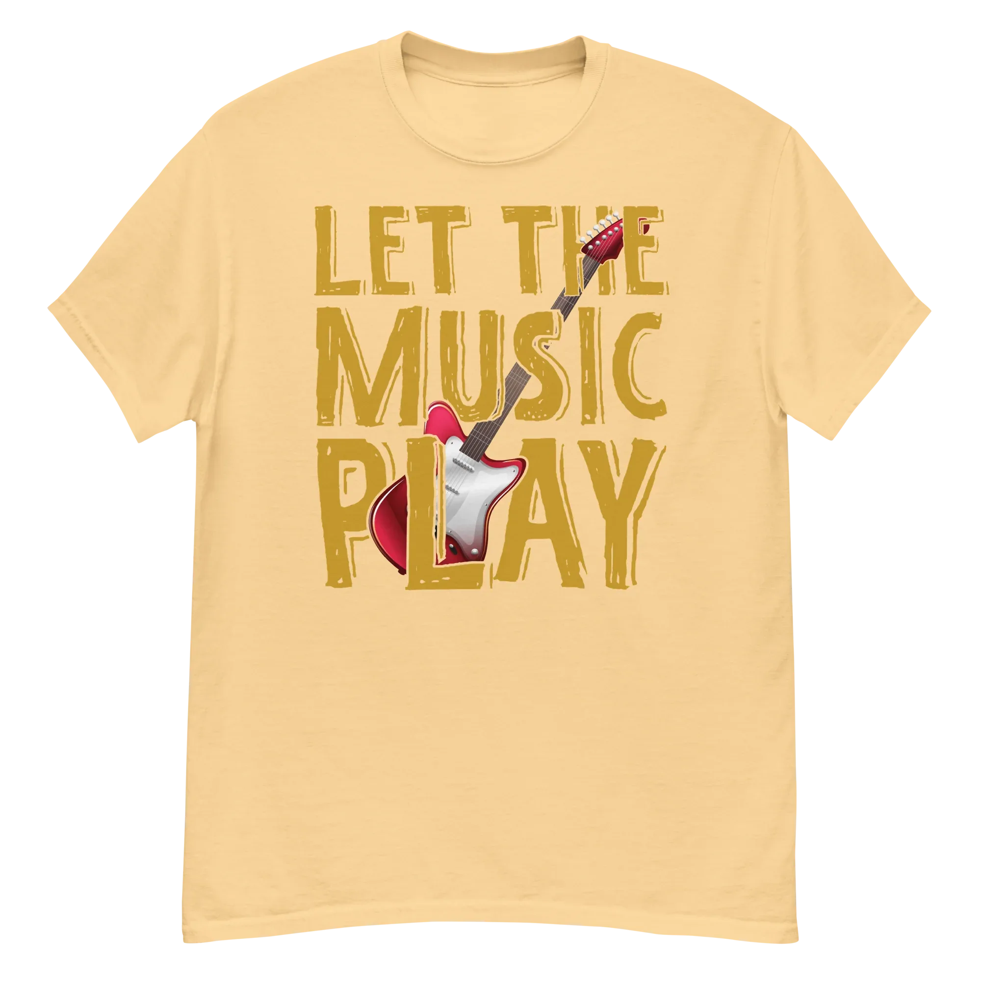 LET THE MUSIC PLAY unisex t-shirt - Printoo Shop - - 002.png, Music t-shirt, t-shirt, unisex, Unisex Classic Tee | Gildan 5000