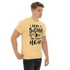 KEEP A SOUND IN YOUR HEART unisex t-shirt - - Music t-shirts - Printoo Shop