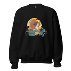 BEAUTY IN BLOOM women’s sweatshirt - Black / S - Printoo Shop - 6160845_5434