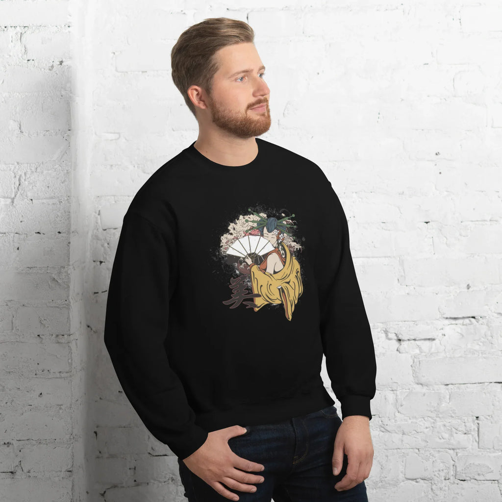 ELEGANCE OF THE EAST women’s sweatshirt - Black / S - Printoo Shop - 8986752_5434