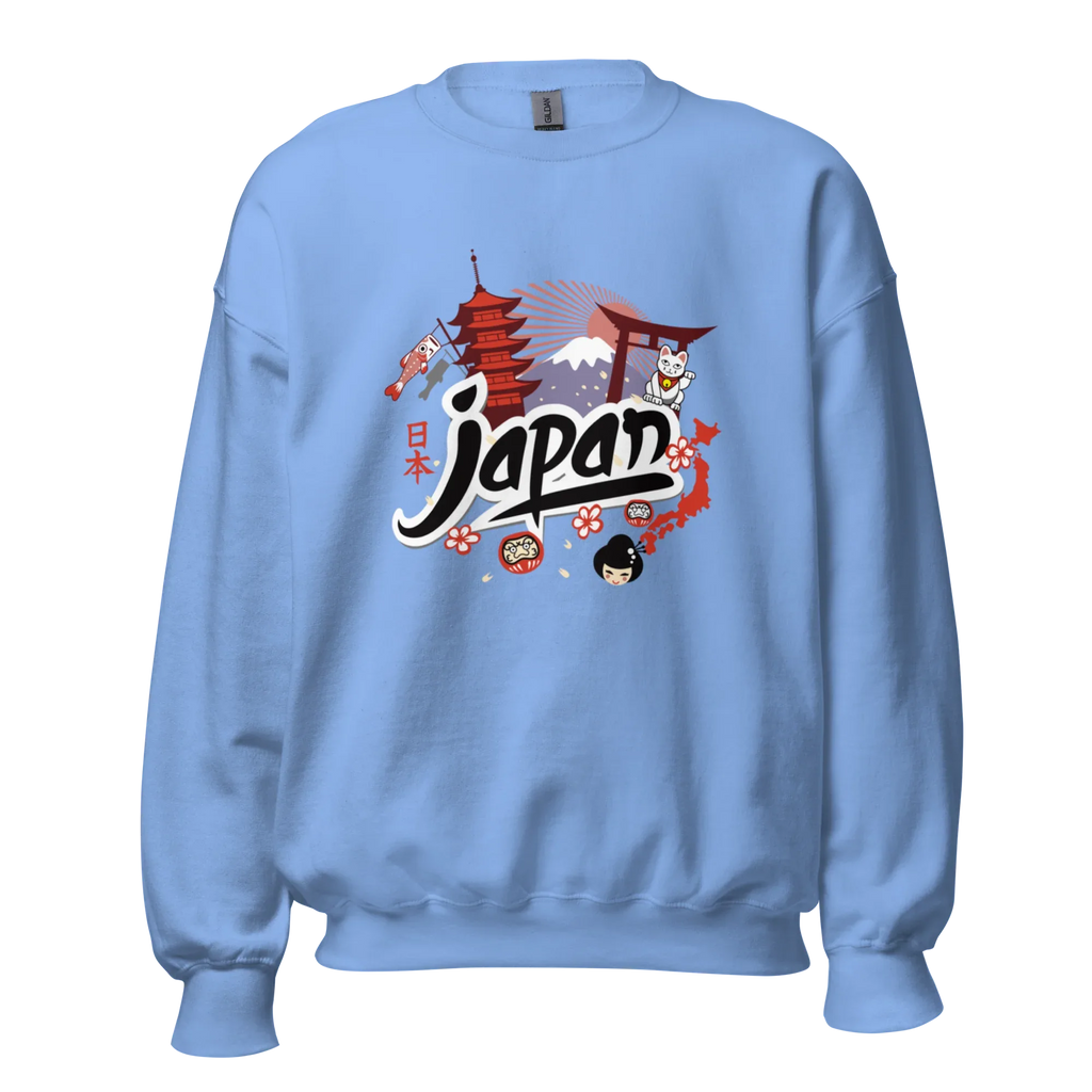 JAPAN HERITAGE ART women’s sweatshirt - Red / S - Printoo Shop - 8859988_5442