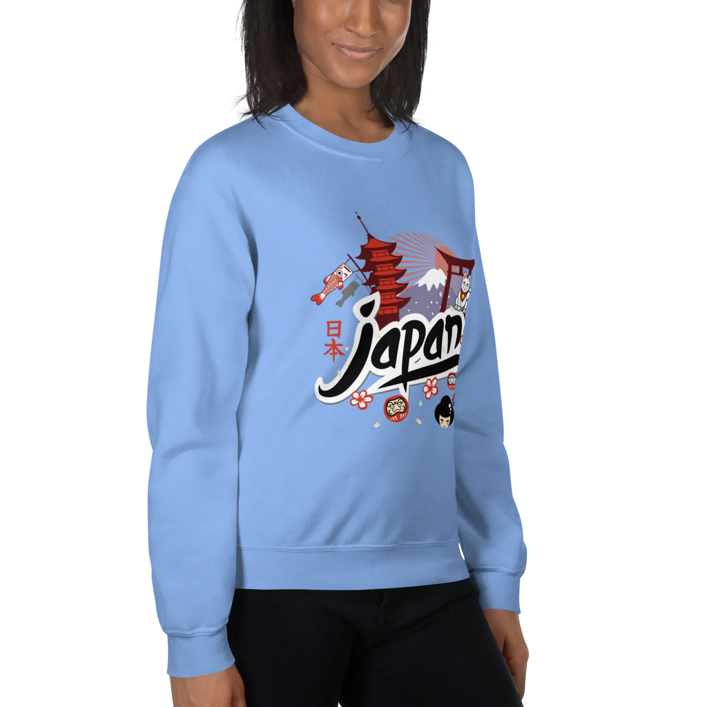 JAPAN HERITAGE ART women’s sweatshirt - Red / S - Printoo Shop - 8859988_5442
