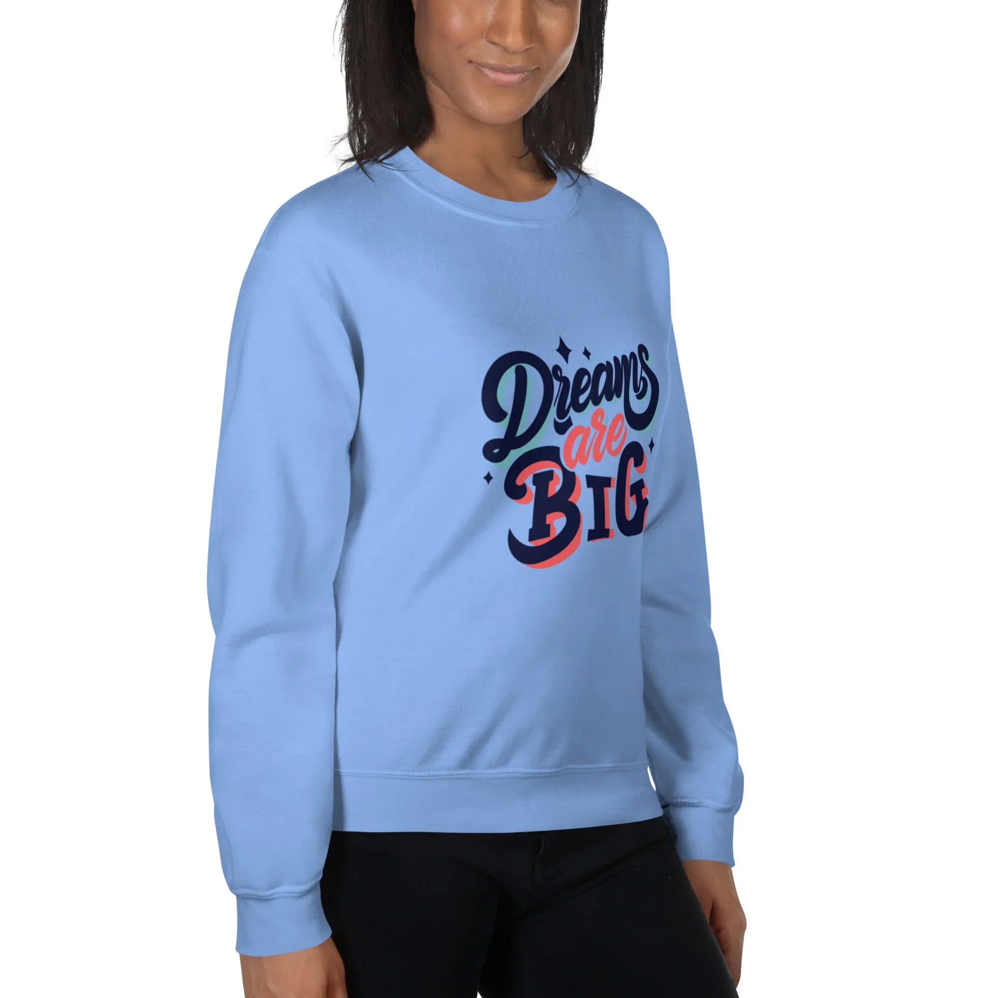 BOLD DREAMER women’s sweatshirt - Red / S - Printoo Shop - 9968810_5442