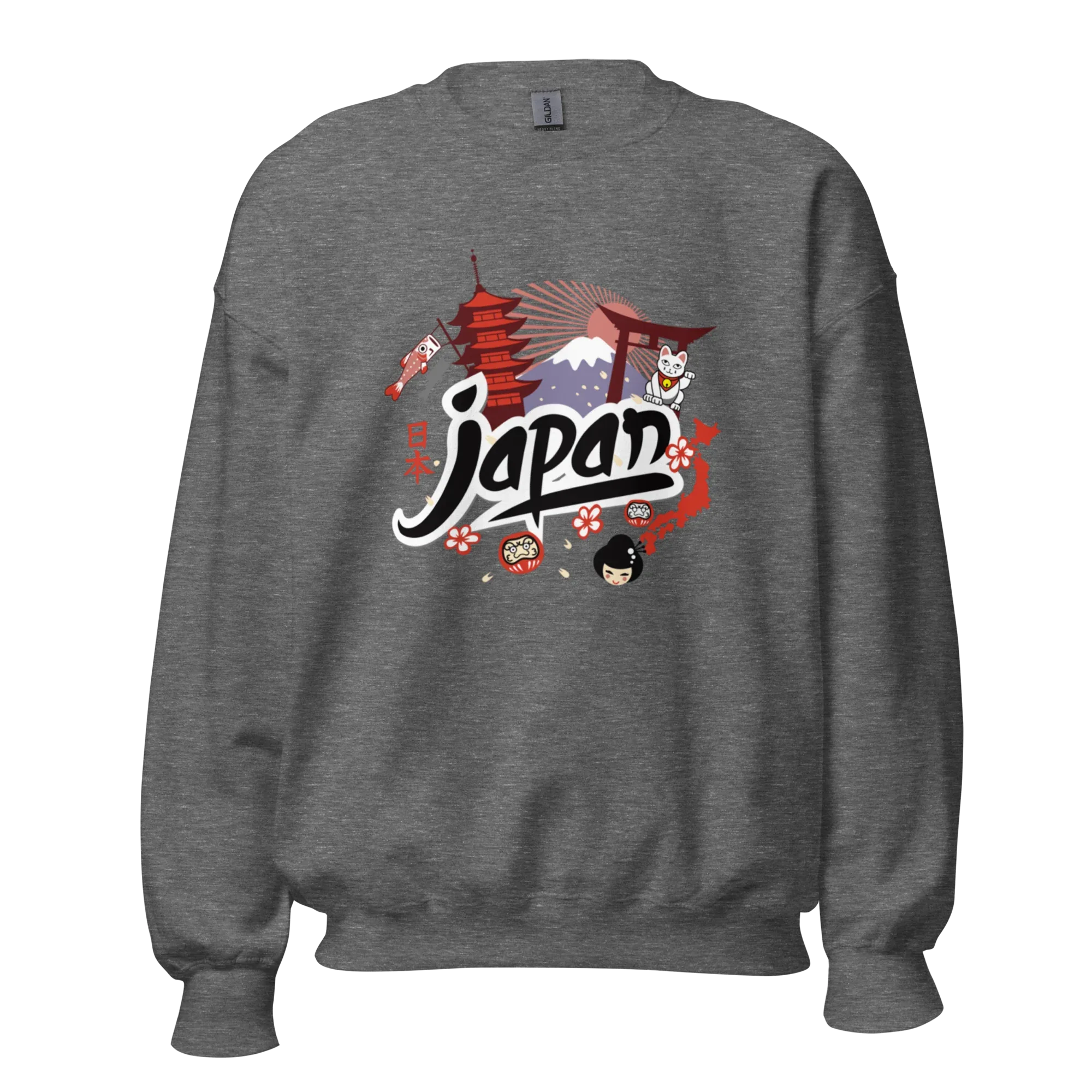 Kép egy sötétkék, S-es méretű JAPAN HERITAGE ART férfi pulóverről, Printoo Shop termék - 6579473_5498