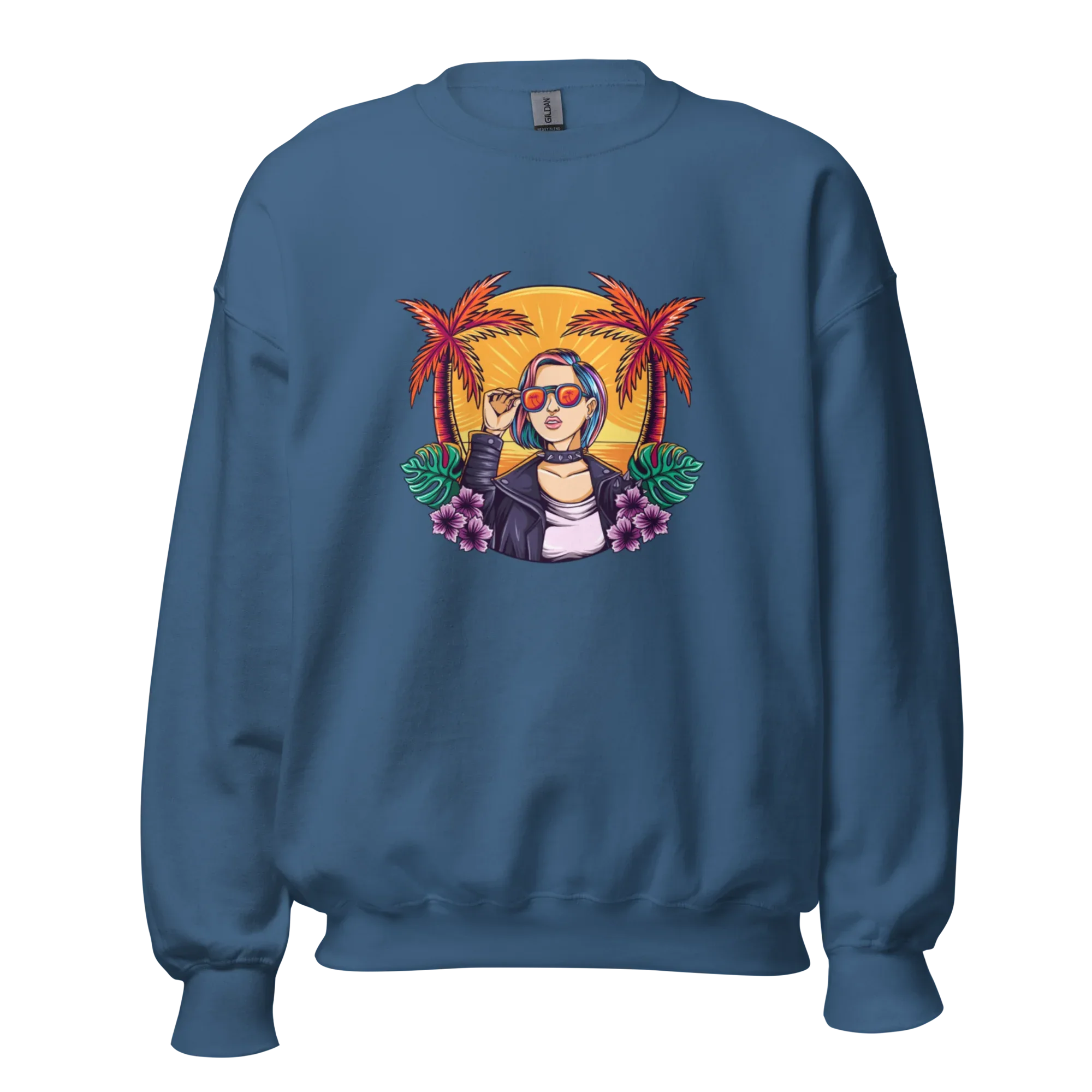 RELAXED COOL women’s sweatshirt - Black / S - Printoo Shop - 7762924_5434