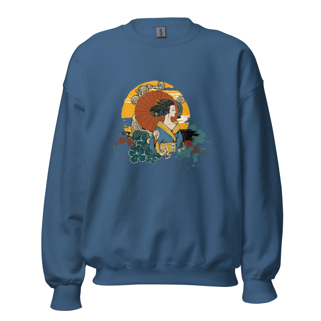 BEAUTY IN BLOOM women’s sweatshirt - Black / S - Printoo Shop - 6160845_5434